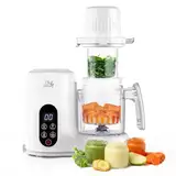 Babynahrungszubereiter,Babynahrungsprozessor,Multifunktionaler Babybrei Zubereiter,Baby Food Maker mit Dampfgarer,Mixer und Flaschenwärmer,zur schnellen und gesunden Baby Nahrungszubereitung