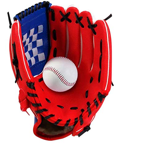 Wonninek 12,5 Zoll Baseballhandschuh Soft Solid PU Leder Verdickungskrug Softballhandschuhe für Kinder Teens Adult Professional Baseball Mitt Catching