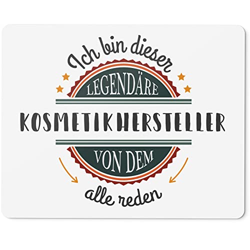 JUNIWORDS Mauspad Mousepad, Ich Bin Dieser legendäre Kosmetikhersteller, von dem alle reden (5056033)
