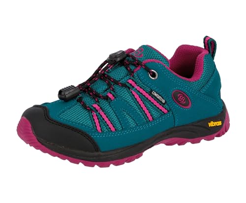 Brütting Unisex Kinder Ohio Low Trekking-& Wanderhalbschuhe, Türkis Pink, 33 EU