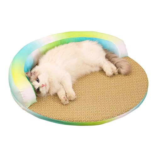 Kühlkissen für Hunde, abnehmbares kühlendes Katzenbett, Haustierzubehör für Welpen, Seniorenhaus, Schlafzimmer, Wohnzimmer, Büros, Hinterhöfe