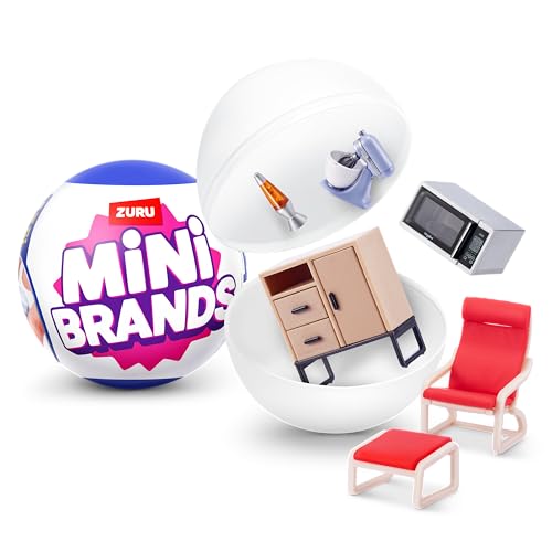 Mini Brands 77555 1 Zuhause Home Kapsel von ZURU, Mini's Collectible, Überraschung, Blindpackung, Sammlerstück