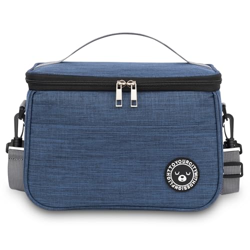 BALIGO Kühltasche Klein 6.4L, Lunchbox Tasche, Lunchtasche Isoliert, Kühltasche Faltbar, Kleine Kühltasche, Lunchbag, Lunch Tasche, Tragbar Lunchbox Tasche Arbeit Reisen Büro Picknick