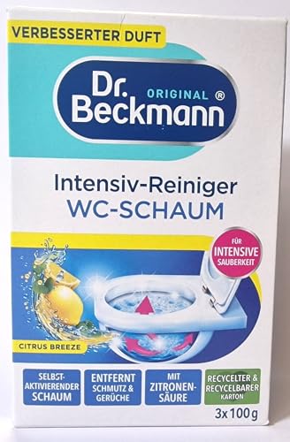 Dr. Beckmann Intensiv-Reiniger Wc-Schaum, Selbstaktivierender Schaum 3x 100 g ( Ein Bild des Artikels zeigt zwei verschiedene Versionen )