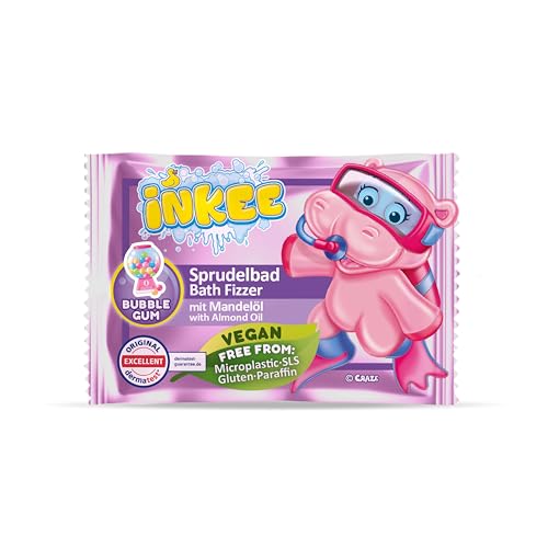 INKEE Bath Fizzer Mix - Sprudelbad Kinder Badebombe mit Mandelöl, Badekugel 20g mit Aroma - Badezusatz Kinder