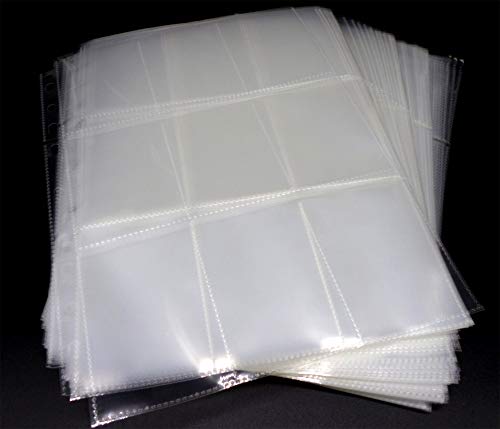 docsmagic.de 200 9-Pocket Pages - 11 3-Ring Album Ordnerseiten- MTG - PKM - YGO