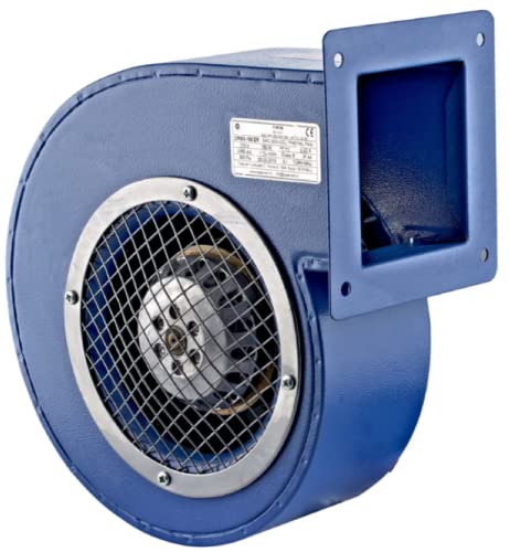 UZMAN Radiallüfter Industrie Druckgebläse Radial Gebläse Kesselgebläse Schmiedefeuer Radialventilatoren aus Aluminium oder Stahlblech - 230 V - 450m³/h bis 1150m³/h (RV 160 ER (1150m³/h))