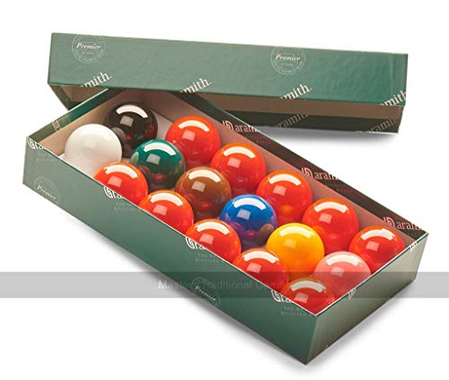 Aramith Snooker Balls (1 and 7/8 inch, 47.5mm, with 10 Reds)