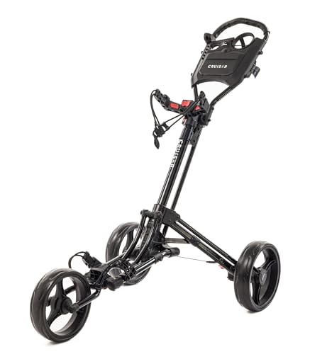 Cruiser Golf CR-6 Deluxe Dreirad Golfwagen Cart Trolley - Einfacher Faltmechanismus mit Einer Taste