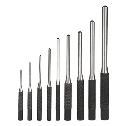 Werkzeug Zum Rausn,Durchlag Set,T,Spannstift-Entferner Im Hinsley-Stil,3,5-Mm-Spannstifte,Locher-Set,Locher Für Metall,Stifttreiber-Set,Spannstift-Stanzer-Set,9-Teilig,Langlebiger Stahl,