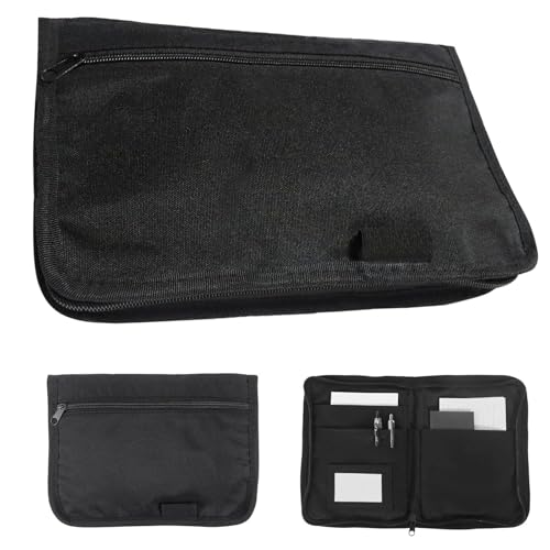 Vimmvid Fahrzeugmappe Dokumentenmappe A5, Dokumententasche a5 mit Mehreren Fächern 24 x 17.5 cm, Fahrzeugschein Hülle für Aktenorganisator, Karten, Autozubehör