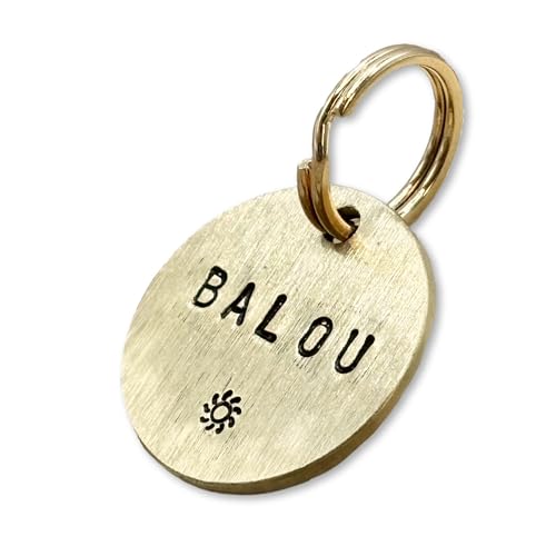 Goldene oder Silberne Hundemarke, Hunde-ID-Tag, Haustiermarke, Hundenamensschild, personalisierte Haustiermarke, Welpenmarke, metallgestempelt handgestempelte Marke, Hundeanhänger, Hundeanhänger