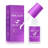 Gelike ec Nagelkleber Extra Stark for Kunstnägel: Nail Glue for Nagelspitzen Press on nails Nagel Strasssteine Zuhause Maniküre Nagelstudios