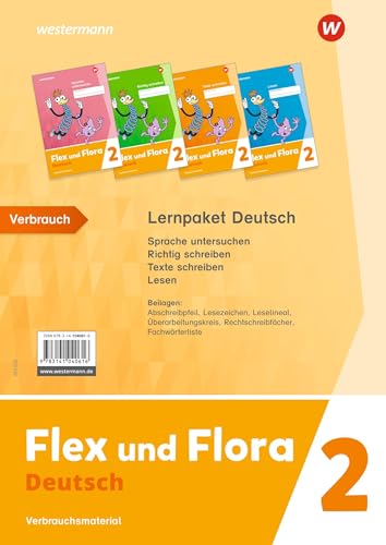 Flex und Flora - Ausgabe 2021: Lernpaket Deutsch 2 (Druckschrift) Verbrauchsmaterial