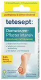 tetesept Dornwarzen Pflaster Intensiv – Dornwarzenpflaster zur wirksamen Entfernung – effektiv mit Milch- und Salicylsäure – 2x12 Wirkstoffpunkte + 12 Druckschutzpflaster