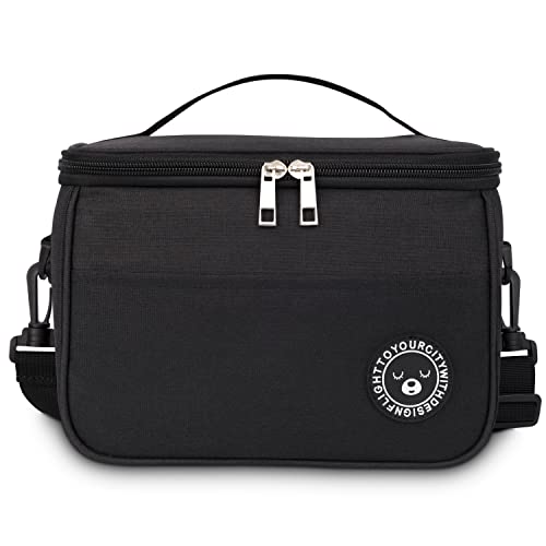 BALIGO Kühltasche Klein 6.4L, Lunchbox Tasche, Lunchtasche Isoliert, Kühltasche Faltbar, Kleine Kühltasche, Lunchbag, Lunch Tasche, Tragbar Lunchbox Tasche Arbeit Reisen Büro Picknick