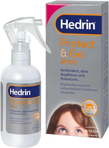 HEDRIN Protect&Go Spray - zum Schutz vor Läusebefall - zum Sprühen - gut verträglich - klinisch getestet - 1 x 100 ml