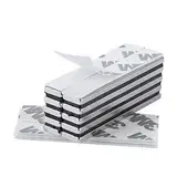 Yizhet Magnete Extra Haftkraft 10 Stück Rechteckig Bar Heavy Duty Seltene Erden Zugkraft (60 x 10 x 3 mm)