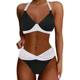 Baderock Damen Lang Extravagante Bademode Damen Badebekleidung Damen Lang Knielange Badeshorts Damen Damen Bikini Schwarz Bikini Streifen Blau Weiss Badeanzug Designer Badehosen Damen GroßE GrößEn