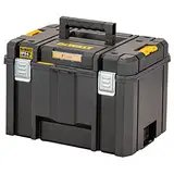 DEWALT TSTAK Tiefe Werkzeugbox VI, DWST83346-1 (44l Volumen, großvolumige Box, kombinierbar mit anderen TSTAK-Boxen, sichere Verwahrung von Elektrowerkzeugen und Handwerkzeugen, IP54), Multi, One size