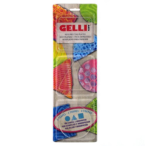 Gelli Arts "Minis Rund Druck Teller, transparent