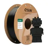 eSUN PLA Filament 1.75mm, PLA Basic 3D Drucker Filament Maßgenauigkeit +/- 0.03mm, 1KG Spule (2.2 LBS) Super Speedy PLA Filament für 3D Drucker, Schwarz