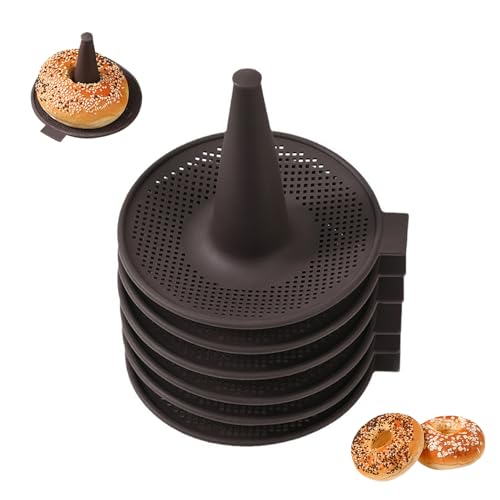 Xevinas Bagel Backform | 6stk Donuts Backform | Kuchenform Klein | Silikon Kuchenform | Durchmesser Von 5,31 Zoll Und Eine HöHe Von 3,66 Zoll | Hergestellt Aus Lebensmittelechtem Silikonmaterial