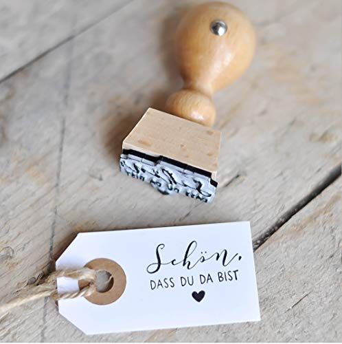 STEMPEL HOCHZEIT | Schön, dass du da bist | Hochzeitsstempel | Gastgeschenke | DIY Hochzeit | Hochzeitskarten