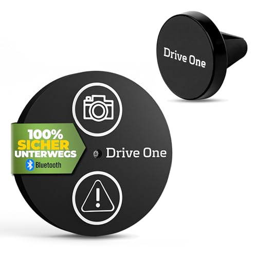 Needit Drive One Blitzerwarner - Radarwarner + Drive One Mount für Smartphones/Verkehrsalarm - Das perfekte Duo für Dein Autozubehör – 1 Set