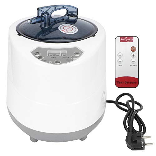 Akozon Dampferzeuger, 3L 1500W Dampfgenerator für Dampfbad Tragbare Dampfsauna Dampfkabine Sauna-Generator für Spa-Zelt-Körpertherapie-Begasungsmaschine Heimdampfer-Therapie