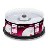 Philips DVD+RW Rohlinge High-Speed (4.7 GB / 120 Minuten Video, 1-4x Speed, 25er Spindel, rewritable / überschreibbar)