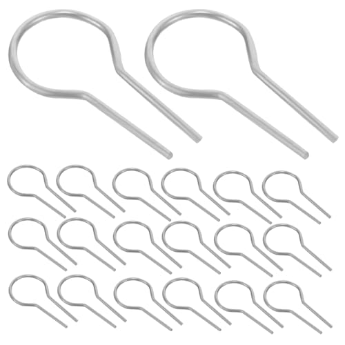 BEBEMOKO 100st Werkzeuge Zum Brennen Von Töpferwaren Hängende Brennende Nadel Bild Haken Flexible Tonhaken Schrauben Lichterketten Kettencliphaken Feuerfeste Nadel Kleiderbügel Led Metall