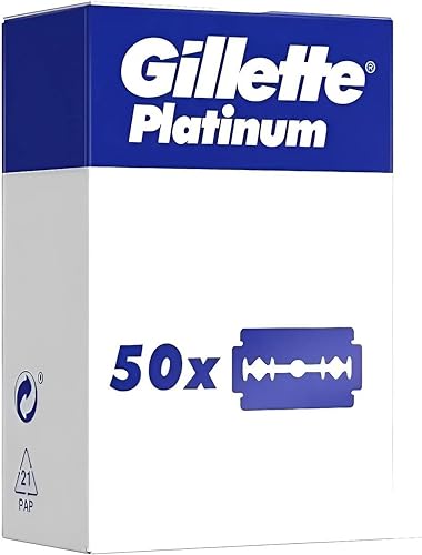 50 Gillette Platinum Premium Rasierklingen