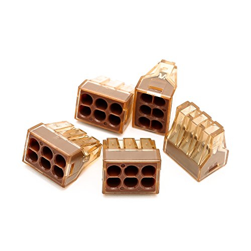 Suyep Push Wire Connector für Anschlusskästen PCT-606 / 773-606 (10)