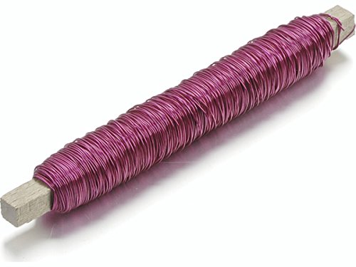 Knorr Prandell 216470304 Wickeldraht Durchmesser 0,5 mm 50 m Eisen Pink