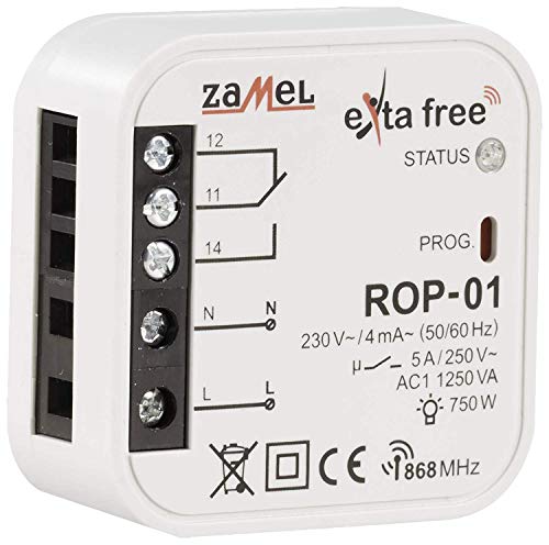 EXTA FREE ROP-01 1- Kanal Funkempfänger, 47,5x47,5x20 mm