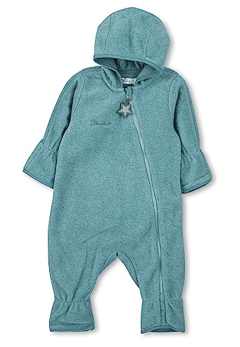 Sterntaler Unisex Baby Overall, Blau (Türkis Melange), 80