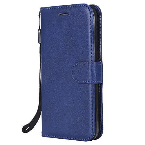 FEYYXI Handyhülle für Samsung Galaxy Note 8 Hülle Leder Schutzhülle Brieftasche mit Kartenfach Stoßfest Handyhülle Case für Galaxy Note8 - FEKT80545 Blau