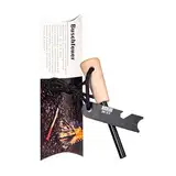 BUSCHFEUER Feuerstahl Outdoor Bushcraft - Feuerstein Feueranzünder für Survival 8mm hochwertiges Magnesium für exzellenten Funkenflug