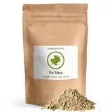 Maca Pulver 500 g - aus peruanischen Wurzelknollen - in bewährter Rohkostqualität - vegan, rein, glutenfrei - ohne Zusatzstoffe