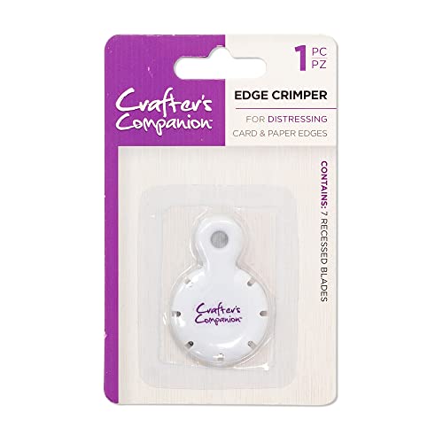 Crafter's Companion CC-TOOL-EDGEC Kanten Crimper Werkzeug Für Papier und Karton Crafting Projekte, White, Einheitsgröße