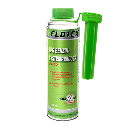 Flotex LPG Benzinsystemreiniger, 250ml Additiv Motor System Reiniger Benzin