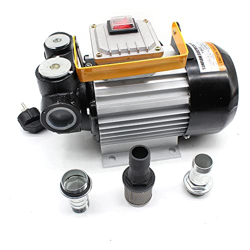 Heizölpumpe Dieselpumpe Selbstansaugend 230V 550W 2800U/min Pumpe Ölabsaugpumpe 60L/min Automatische Pistole Umfüllpump