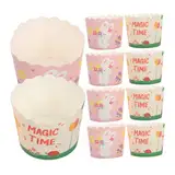 Amosfun 50 Stück Pappbecher Kuchenbecher Muffinsbecher Pappbecher Kuchenbecher Niedliche Papier Muffinförmchen Backförmchen Cupcake Förmchen Cupcake Förmchen Cupcake Papier