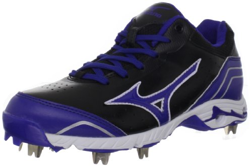 Mizuno Herren 9-Spike Advanced Classic 7 Baseball Cleat, Schwarz (Schwarz/Königsblau), 39.5 EU