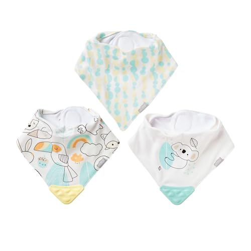 Nuby Bandana Beißlätzchen, 3 Stück