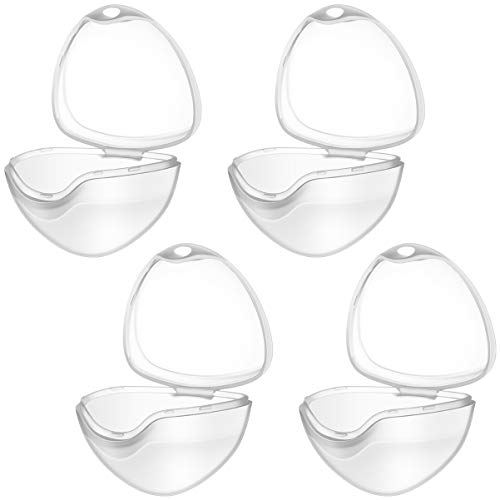 SUPVOX 4PCS Schnullerbox Tragbar Transparent Staubdicht Box für Baby Neugeborene Säugling