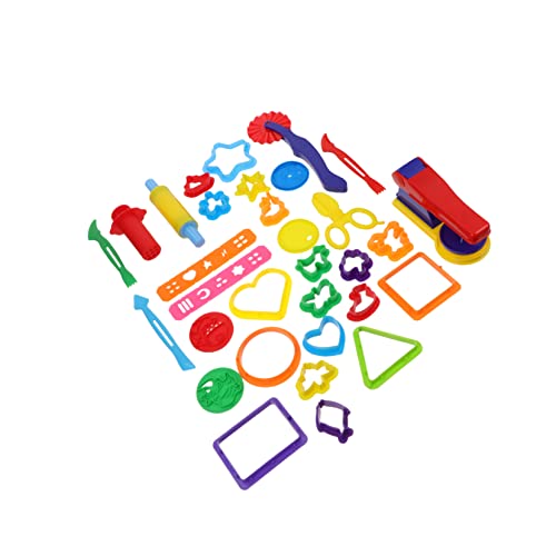 BCOATH 32st Farbiges Schlamm Werkzeug Plastilin-Werkzeug Nudel DIY Plastilin Formen Kinder Bausatz Dekompressionsspielzeug Werkzeuge Für Kinder Schablonen Für Kinder Handguss-kit Plastik