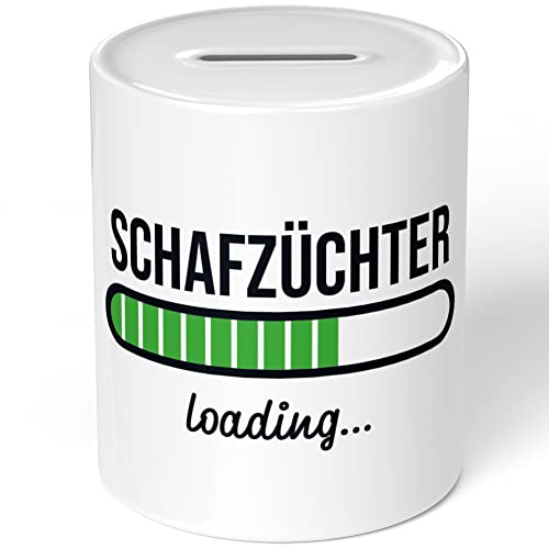 JUNIWORDS Spardose Sparbüchse, Schafzüchter Loading (6214386)