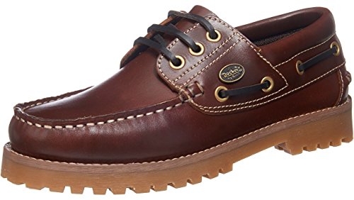 Dockers by Gerli Damen Mokassins Bootsschuhe - Schwarz, Cafe oder REH, Schuhgröße:EUR 37, Farbe:Naturtöne